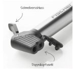 Mini pompe à air pour vélo ALU, boîte de rustines