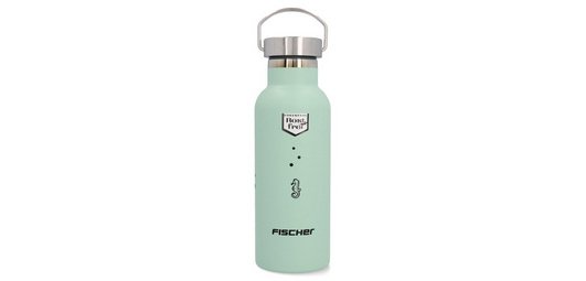 Trinkflasche für Radfahrer Girl, Edelstahl, grün
