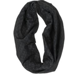 Tour de cou, microfibre, anthracite/carbone