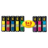 Marque-pages Index Mini, 11,9 x 43,2 mm, 5+3 GRATUIT