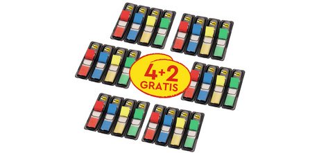 Mini Index Bookmarks, 11.9 x 43.2 mm, 5 FREE