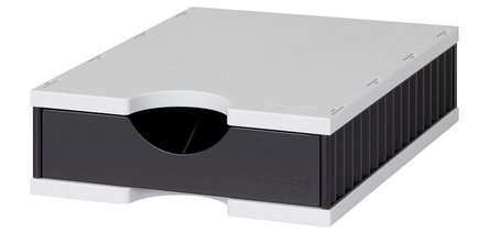 Station de classement doc uno, noir/gris