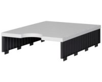 Unité d'extension doc uno, 1 compartiment, noir/