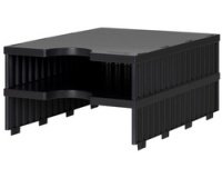 Unité d'extension doc uno, 2 compartiments,blanc/