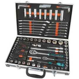 Coffret à clés et douilles, 232 pièces