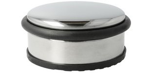 Doorstop, in stainless steel
