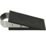 Cale-porte, en caoutchouc, avec poignée en inox