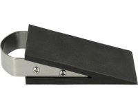 En_cale-porte, en caoutchouc, avec poignee en inox