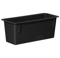 Plast Team vuilsnisbak AVEDORE, 15 liter, zwart