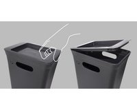 Casier pour poubelle AVEDORE, noir