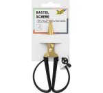 Ciseaux, pointus, longueur: env. 145 mm, or