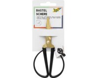 Ciseaux, pointus, longueur: env. 145 mm, or