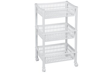 Chariot de rangement, à 3 corbeilles