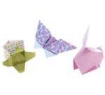 Sheets of paper to fold 'Springtime', 150 x 150 mm
