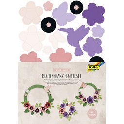 Kit de couronne de fleurs, pour 3 couronnes