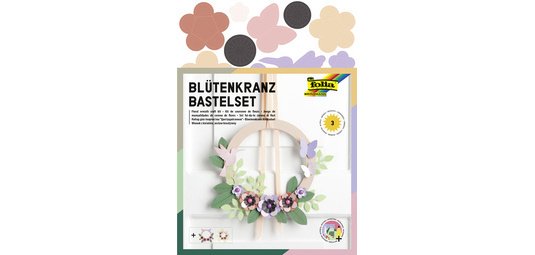 Kit de couronne de fleurs, pour 3 couronnes