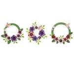 Kit de couronne de fleurs, pour 3 couronnes