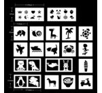 Feutre magique, recharge de 12 pour aérographe