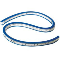 Gabarit de courbe flexible, longueur : 400 mm (16')