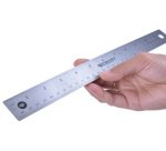 Règle en métal avec dos en liège, longueur: 300 mm