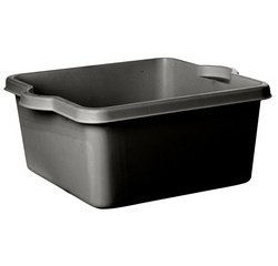 Bassine ATLANTA, rectangulaire, 10 L, noir