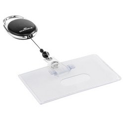 Porte-badge avec enrouleur STYLE pour 1 badge