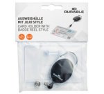 Porte-badge avec enrouleur STYLE pour 1 badge