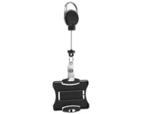 Durable kaarthouder met afrolmechanisme Extra Strong, zwart