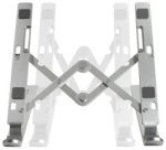 Support pour ordinateur portable, pliable, argent