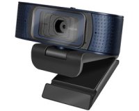 Webcam USB HD Pro, 2 microfoons, 80 graden, zwart