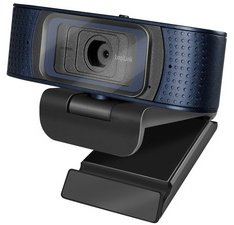 Webcam USB HD Pro, à 2 micros, 80 degrés, noir