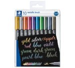 Feutre pinceau metallic brush, étui de 10