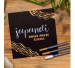 Feutre pinceau metallic brush, étui de 6