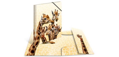 Chemise à élastiques Animaux exotiques, A4, girafes