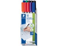 Marqueur non-permanent 316F Lumocolor, étui de 10