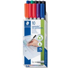 Marqueur non-permanent 316F Lumocolor, étui de 10