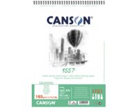 Album spiralé papier dessin 1557, A4, 180 g/m2