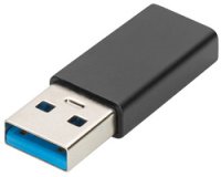 Adaptateur USB Type-C, USB A - USB-C, noir