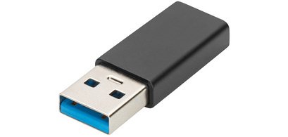 Adaptateur USB Type-C, USB A - USB-C, noir