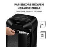 Papierversnipperaar Powershred LX85, zwart