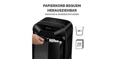 Papierversnipperaar Powershred LX85, zwart
