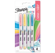 Sharpie S-note Highlighter Pack 4 Colors