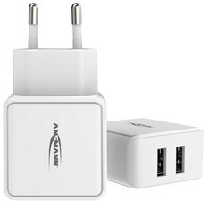 Chargeur USB Home Charger HC212, 2x port USB, blanc