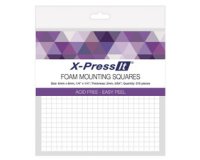 Carré mousse adhésif de montage X-Press It, 6 mm