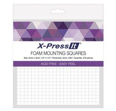 Schuimkleefpads X-Press-it, 6 x 6 mm