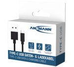 Câble de données & de chargement, USB-A - USB-C, 1 m