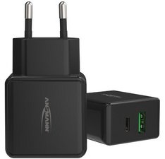 Chargeur USB Home Charger HC218PD, 2x port USB, noir