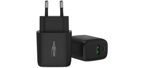 Chargeur USB Home Charger HC218PD, 2x port USB, noir