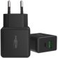 Chargeur USB Home Charger HC218PD, 2x port USB, noir