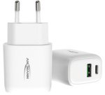 Chargeur USB Home Charger HC218PD, 2x port USB,blanc